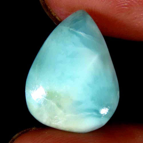 Cabochon poire larimar - cabochon, de