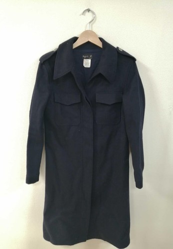 Agnes navy wool military - navy,