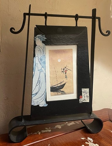 Estampe japon sur présentoir - japon,