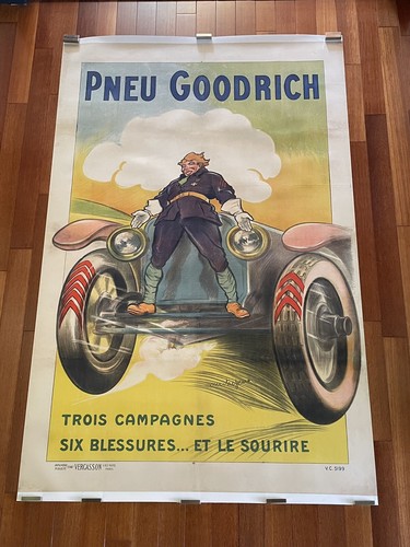 Affiche pneu goodrich - pneu,