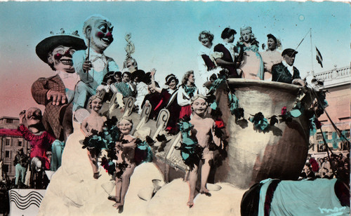 Carte postale carnaval - carte,