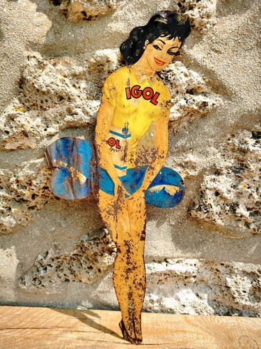 Pin ancienne huiles igol en - up,