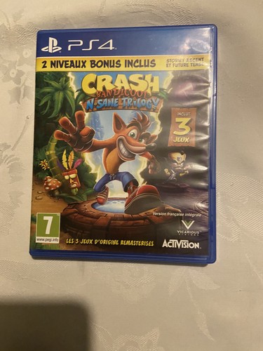 Jeu ps4 crash bandicoot - crash,