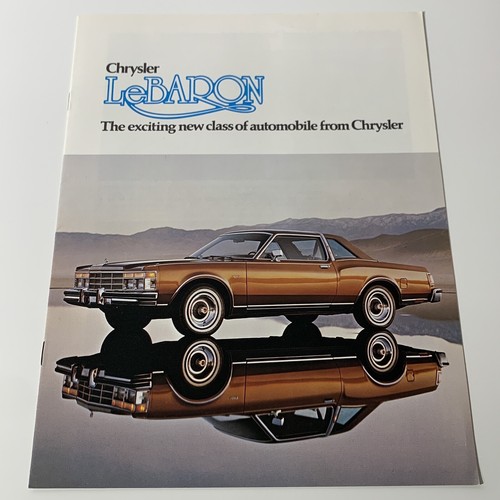 Chrysler lebaron dépliant - chrysler,