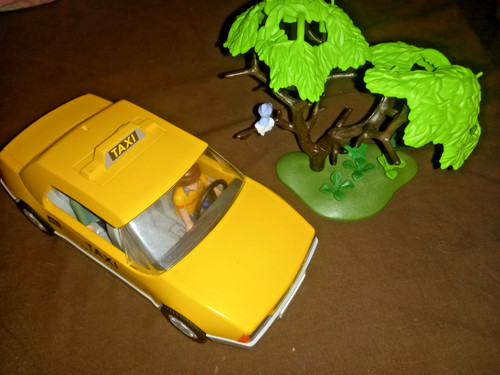 Playmobil 3199 yellow taxi - playmobil,
