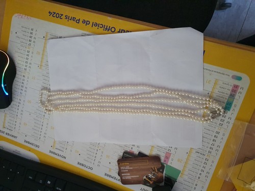 Collier perles culture - collier,