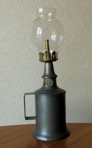 Lampe pigeon véritable étain - pigeon,