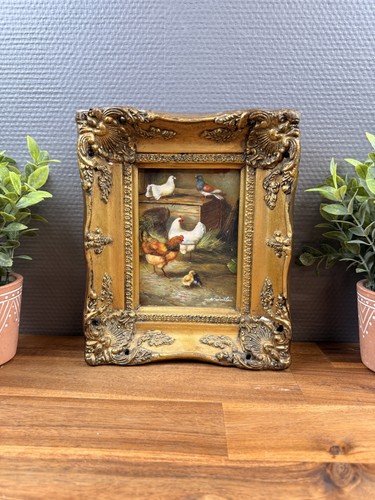 Huile sur panneau - huile, –