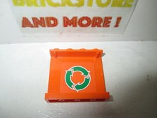 Lego panel 1x4x3 green - lego,