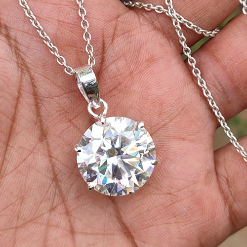 Rare pendentif solitaire - pendentif,