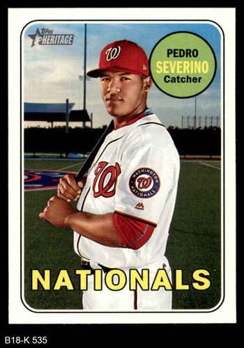 2018 topps heritage 535 pedro - topps, #535