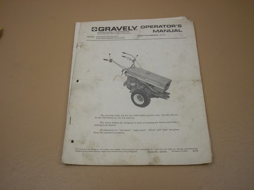 Gravely 5260 5665 - , walk-behind