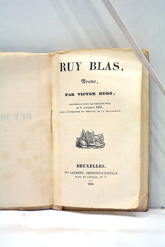 Livre ancien victor hugo ruy - hugo,