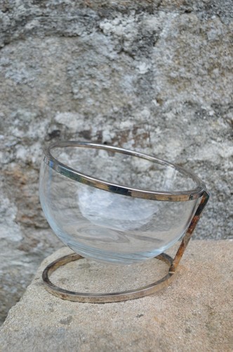 Bol punch verre métal - verre, et