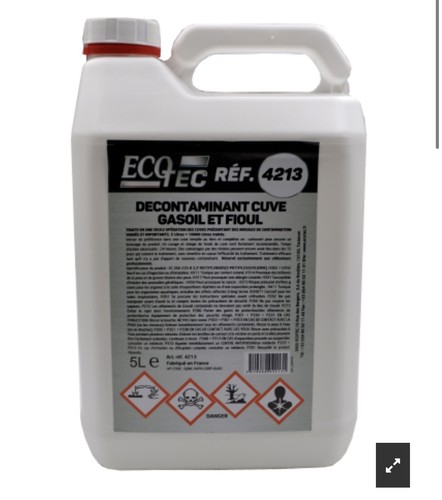 Décontaminant cuve gasoil - dÉcontaminant,