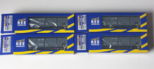SNCF REE MODELES SET DE 4 WAGONS COUVERT TP 4 PORTES* PLM*HO*DC N° WB772