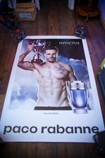 PACO RABANNE INVICTUS NICK YOUNGQUEST Large Fashion Poster Original
