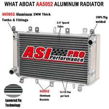 2 Rangée Aluminium Radiateur