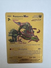 Carte Pokémon Rayquaza Vmax Secrète 218/203 Eb7 Evolution Céleste Gold