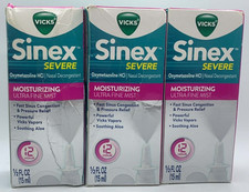 3PK Vicks Sinex Moisture Ultra
