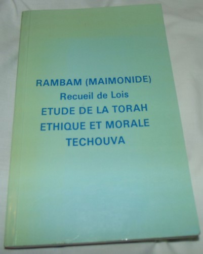 Rambam recueil de - (maimonide),