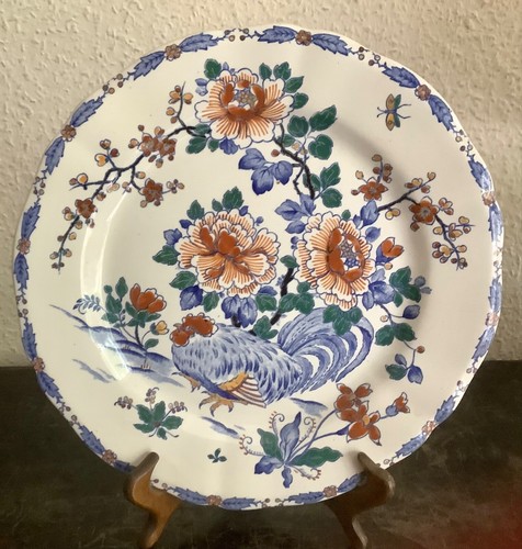 Assiette gien modele coq et - -,