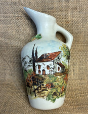 Pichet poterie Cazalas peint