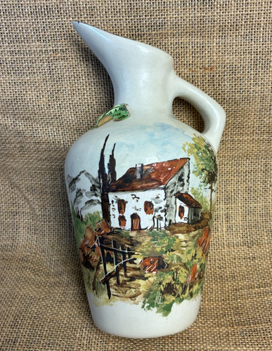 Pichet poterie cazalas - pichet, peint