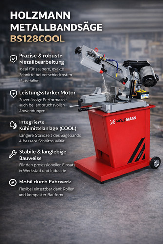 Holzmann bs128cool 400v scie - bs128cool_400v,