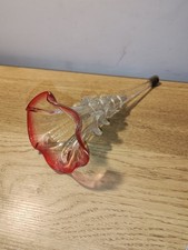 Jolis Tulipe Verre  Murano Couleur Rose Centre De Table A Saisir 