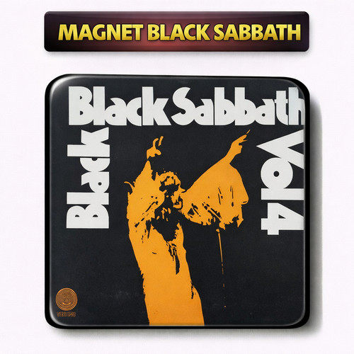 Magnet black sabbath - black,