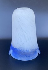 Tulipe Verre Marmoréen Bleu