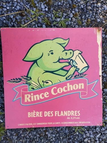 Plaque publicitaire bière - publicitaire,