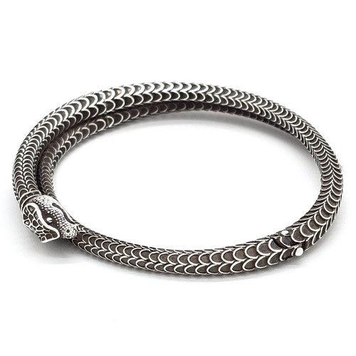 Bracelet gucci snake argent - gucci,