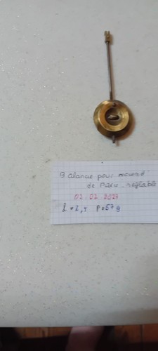 Balancier pour mouvement - , de