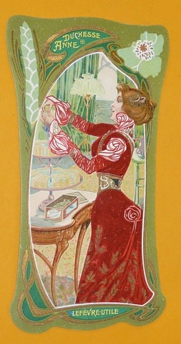 Chromo 1900 art nouveau - art,