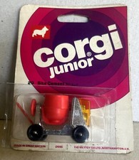 Corgi Junior cod 20 Site Cement Mixer 1976