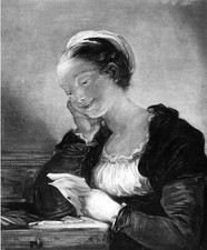 Jeune Fille à la LETTRE (Par