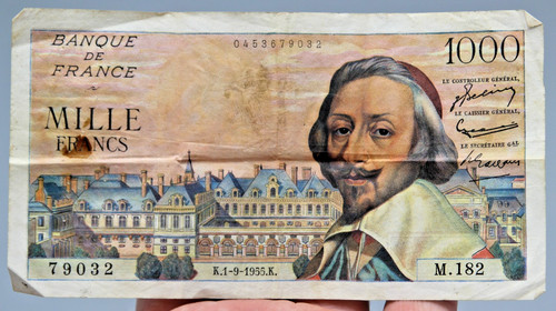 Ancien billet 1000 mille - 1000,