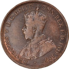 Monnaie, Australie, George V, Penny, 1911, TB+, Bronze, KM:23