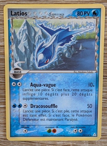 Carte pokémon latios 22 - carte,