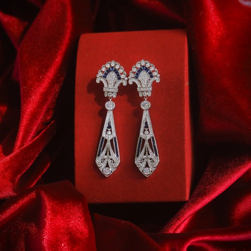 Boucles oreilles long - d'oreilles,