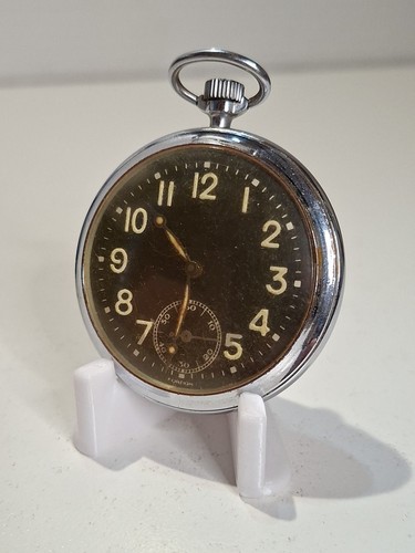 Montre gousset cadran noir - montre,