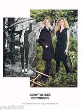 PUBLICITE ADVERTISING 065  2009  COMPTOIR DES COTONNIERS   mode pret à porter