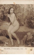 Nus - Tableau - A.M. Ehlinger - Eve - Salon de Paris