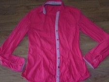 Chemisier rose framboise CACHE CACHE  taille 36/1/S TBE