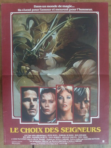 Affiche choix des - affiche, seigneurs