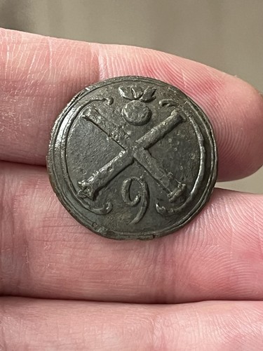 Bouton 9eme régiment - bouton, du