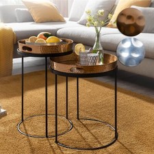 FineBuy Table d'appoint Lot de