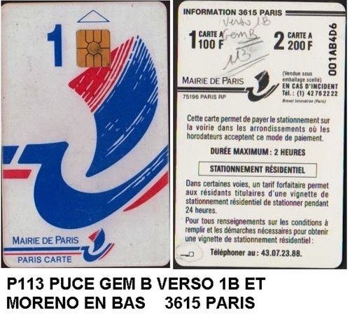 Paris carte p113 bateau - paris,